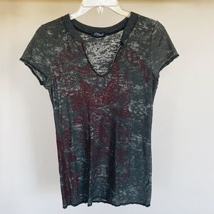 Gray & Maroon shirt by “Blue Tattoo” Brand